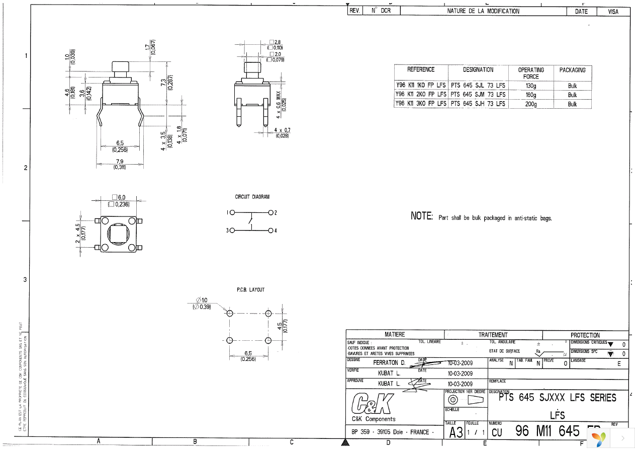 PTS645SJL73 LFS Page 1